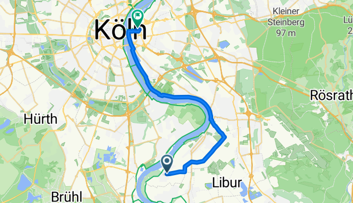 50.844, 7.008 nach 50.941, 6.977