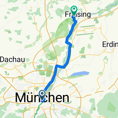 Reichenbachstraße, Munich to Alte Akademie, Freising