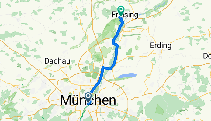 Reichenbachstraße, Munich to Alte Akademie, Freising