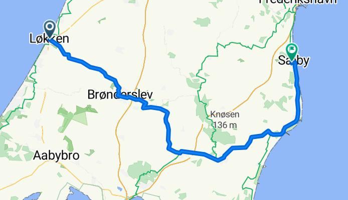 Nørregade, Løkken to Stationsvej, Sæby