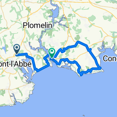 Pont l’Abbé l’île Tudy bacBénodet Bénodet Pointe Mousterlin Beg Meil Fouesnant et retour