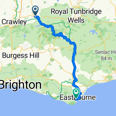 Lowdells Lane, East Grinstead to Denton Road, Eastbourne
