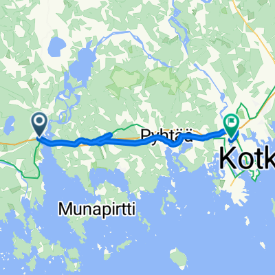 Pietarintie, Ahvenkoski to Aleksanterinreitti, Kotka