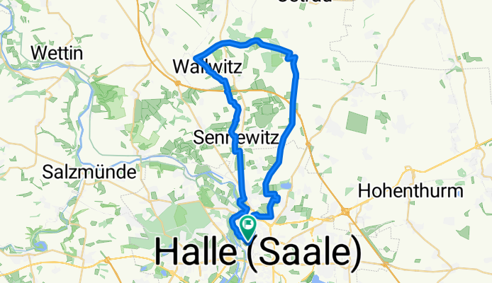 kleine Runde Halle - Petersberg