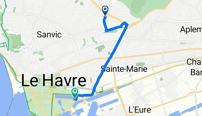 Itinéraire récupéré