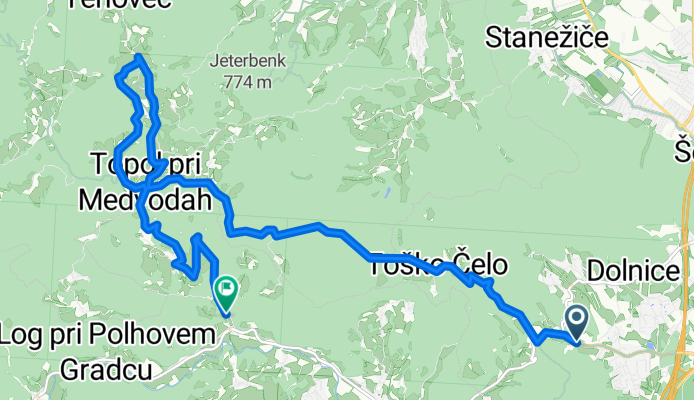 From Ljubljana to Dobrova