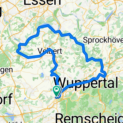 80 km Rennrad W-Elfring-E-Velb-W