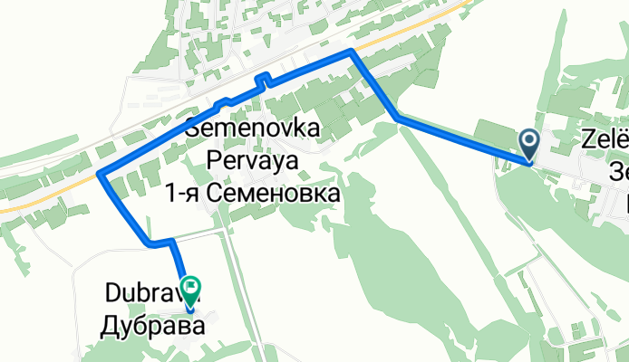 От ст. Охочевка-с-з Щигровский до Неизвестная Дорога