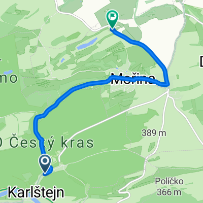 Karlstejn - Velka Amerika szurdok