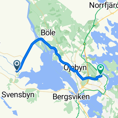 Roknäsvägen, Roknäs to Rödinggatan, Piteå