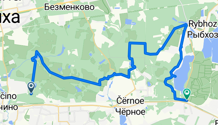 пеший маршрут Ольгино-Купавна