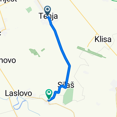 Ulica Vjekoslava Hengla 9A nach Petefi Šandora