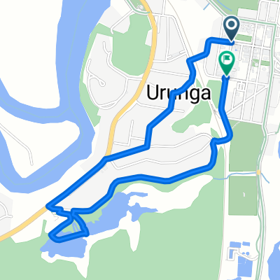 Route around Urunga - wetlands
