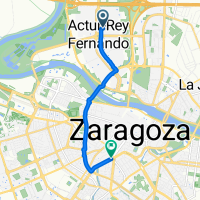 Calle de Julio García Condoy, Zaragoza a Plaza de Aragón, Zaragoza