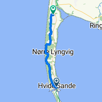 Søndergade, Hvide Sande nach Hjelmevej, Ringkøbing