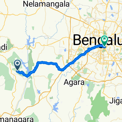 V8M2+45Q to Lal Bagh Main Road No