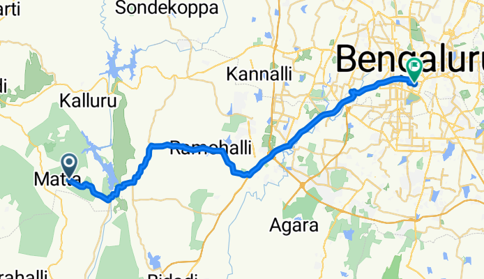 V8M2+45Q to Lal Bagh Main Road No