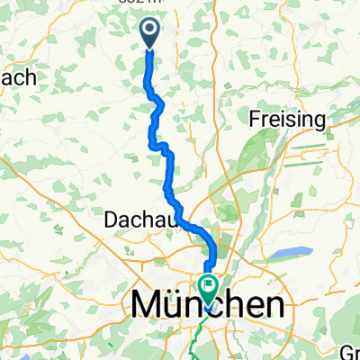 Schyrenplatz nach Marienplatz