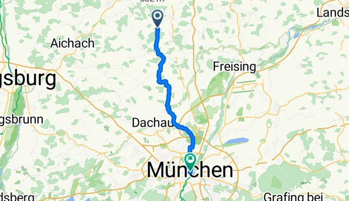 Schyrenplatz nach Marienplatz