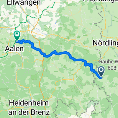 Route nach Alfing
