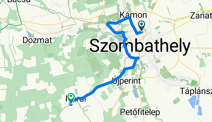 Késmárk utca, Szombathely - Tulipán utca, Nárai