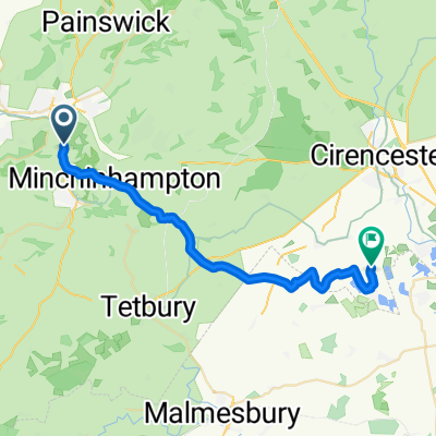 Bath Road, Stroud to Elm View, Cirencester