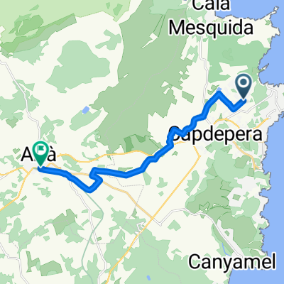Camí den Roig, Capdepera nach Carrer de Josep Melià i Pericàs, Artà