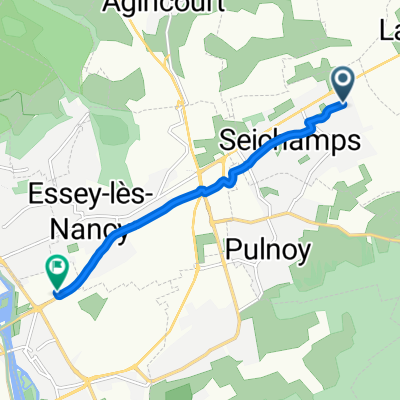 De Allée des Sureaux à Rue Jean Moulin