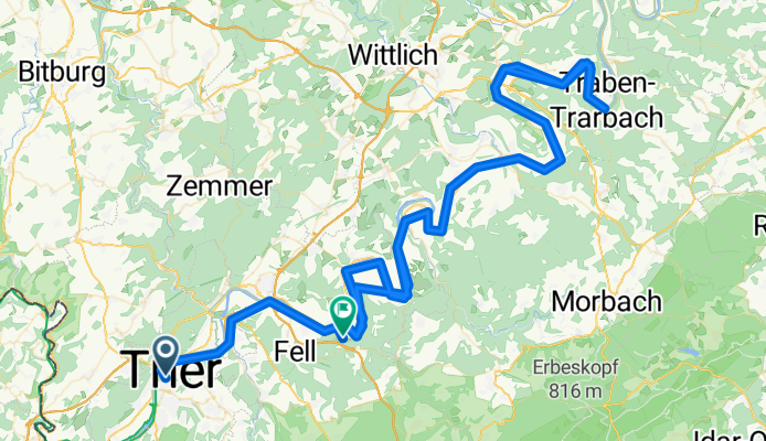 Jakobstraße, Trier naar K 85, Mehring