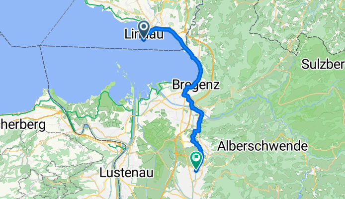 Von Lindau (Bodensee) bis Dornbirn
