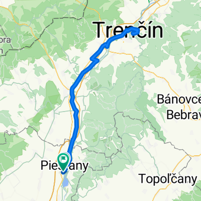 Piešťany – Trenčín - Piešťany