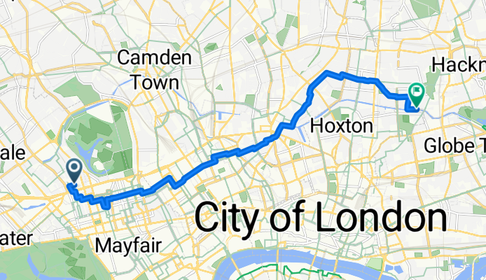 Route in London
