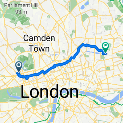Route in London