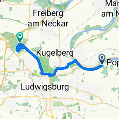 Otto-Konz-Weg, Ludwigsburg nach Monrepos, Ludwigsburg