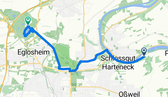 Otto-Konz-Weg, Ludwigsburg nach Monrepos, Ludwigsburg