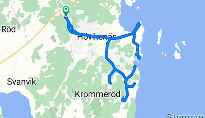 Höviksnäsvägen, Höviksnäs to Höviksnäsvägen, Höviksnäs