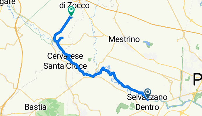Via Veneto, Selvazzano Dentro nach Via John Fitzgerald Kennedy, Grisignano di Zocco