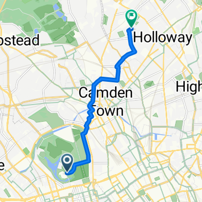 Inner Circle, London to Yerbury Road, London