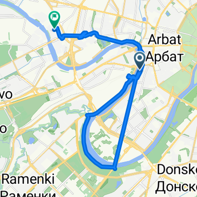 Бородинский мост, Москва до Шелепихинское шоссе, Москва