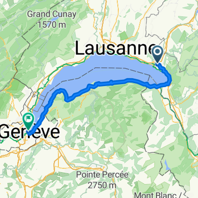 Chemin du Genévrier, St-Légier-La Chiésaz nach Rue de la Navigation, Genf