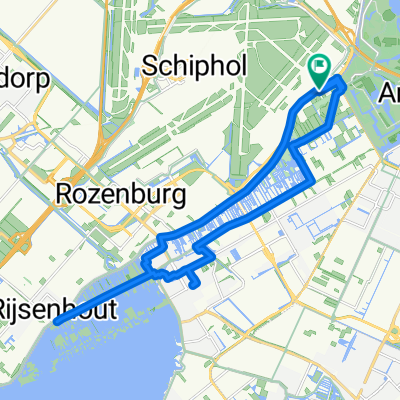 Route in Aalsmeer