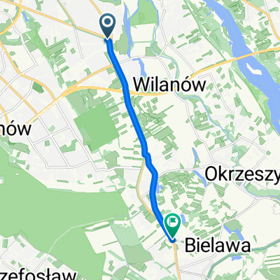 K Kieślowskiego, Warszawa do Warszawska, Bielawa