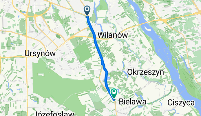 K Kieślowskiego, Warszawa do Warszawska, Bielawa