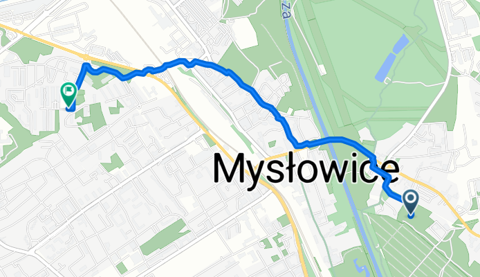 Portowa, Sosnowiec do Katowicka, Mysłowice