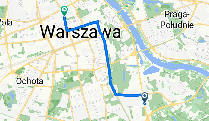 Czerniakowska, Warsaw to al Jana Pawła II, Warsaw