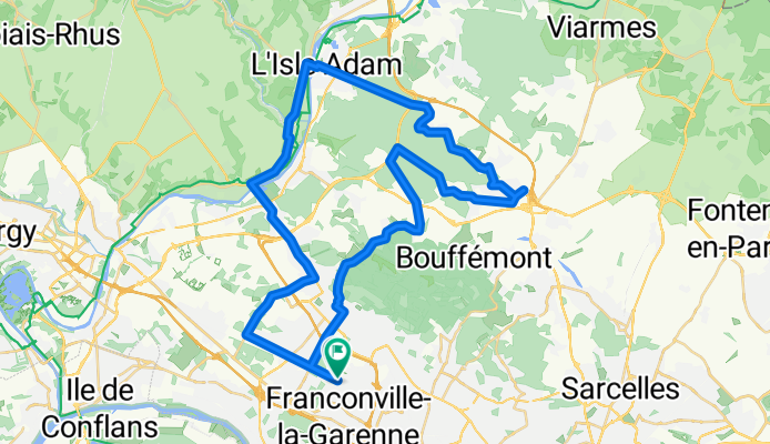 De Chaussée Jules César à Chemin Autour du Bois