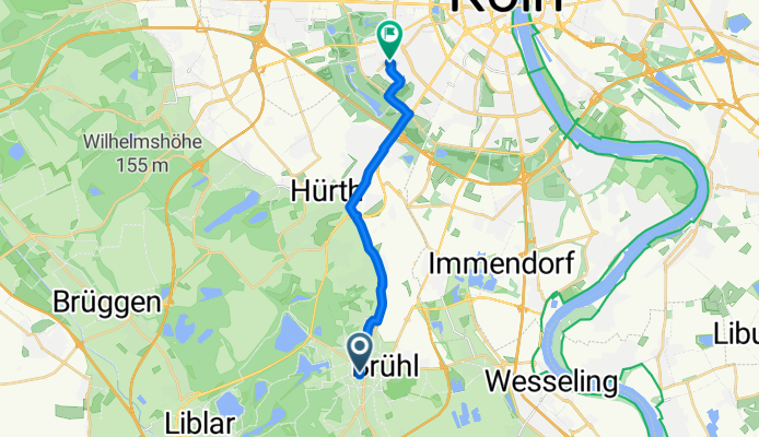 Ubierstraße, Brühl nach Gleueler Straße, Köln
