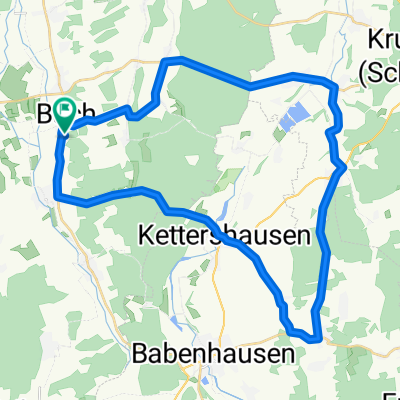 40 km Buch - Kirchhaslach - Breitenthal - Buch