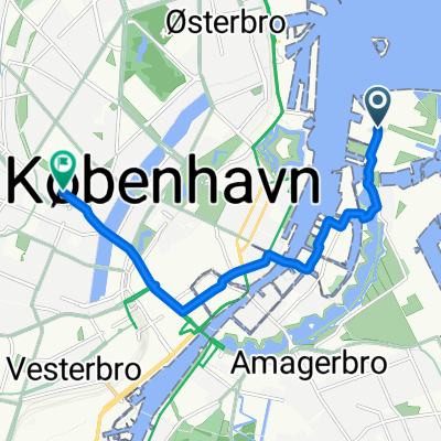 Refshalevej, København K to Rantzausgade, København N