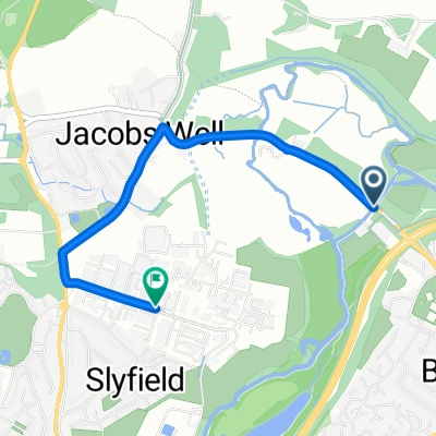 Clay Lane, Guildford to Moorfield Road, Guildford